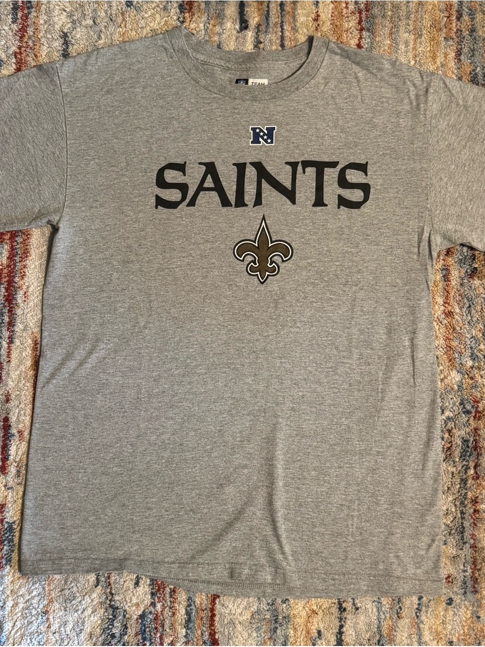 Men’s NFL Gray New Orleans Saints Tee